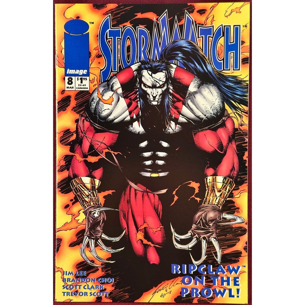 Image Comics Stormwatch 8 Comic Book Jim‎ Lee Brandon Choi Ripclaw On The Prowl